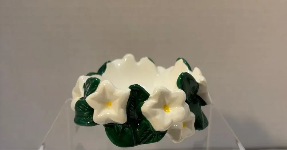Fitz & Floyd Porcelain Candle Holder Base.